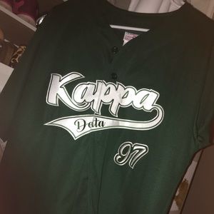 Kappa delta short sleeve baseball jersey